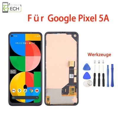 Für Google Pixel 5A LCD (In-Cell) Display Ersatz Display Bildschirm mit Rahmen