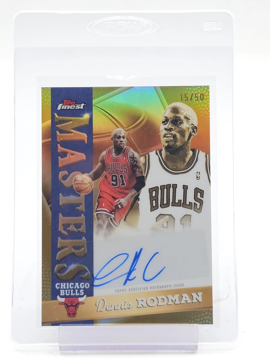 Topps Dennis Rodman Basketball Serial Numbered Sports Trading