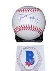 Justin Crawford Signed Baseball Philadelphia Phillies Autographed Auto Beckett