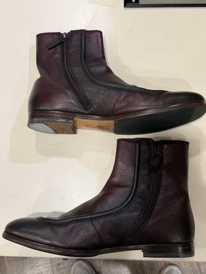 Gucci Chelsea Boots Men 9 D Laredo Calf Moca Excellent Condition