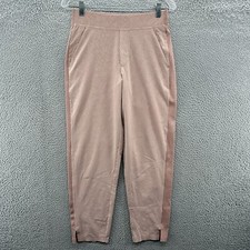 Athleta Pants Womens 4 Pink Stretch Pull On Travel Brooklyn Ankle Pant Textured