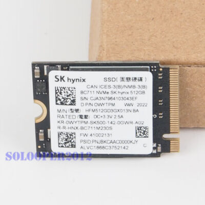 内蔵型SSD SK Hynix BC 711 512GB m.2 2230 Nvme SSD s-l400.jpg
