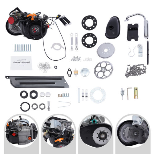 100cc 4-stroke Bicycle Engine Kit Set Motorized Motor Bike Gasoline Engine - Bild 16 von 17