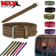 MRX Bodybuilding Belts Gym Leather Weight Lifting Back Support Workout Belt