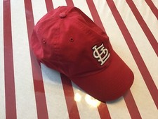St. Louis Cardinals Baseball Fitted Hat The Franchise Perfect Fit Large Red