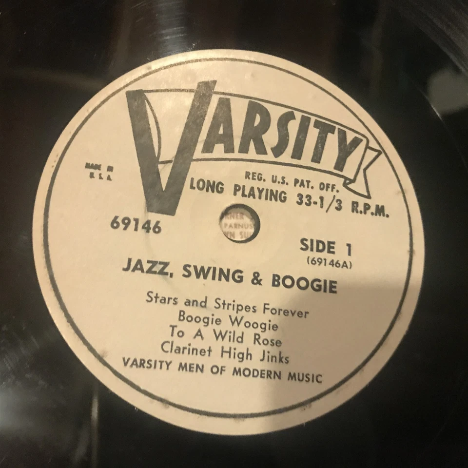 [JAZZ]~EXC/VG+ 10"~LP~VARSITY MEN OF MODERN MUSIC~Jazz, Swing & Boogie~[1954 - Image 4 of 4