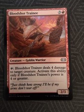mtg bloodshot trainee foil double masters