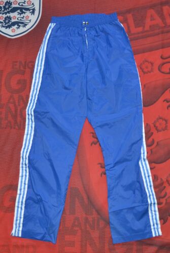 Pantalones de pista vintage Adidas para hombre talla EE. UU. S azul muy raros deportes retro |