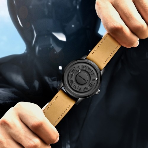 LIGE Orologio Uomo Quarzo Impermeabile Scorrimento Perline Magne Sport Orologio Da Polso Boxato - Foto 4 di 19