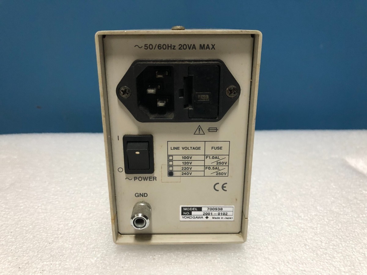 Yokogawa 700938 Power Supply for Yokogawa Current Probes | eBay Yokogawa 700938 Power Supply for Yokogawa Current Probes | eBay