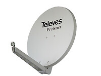 Televes S75QSD-W   - 10.7 - 12.75 GHz - 38.5 dBi - White - Aluminum - 75 cm - 75