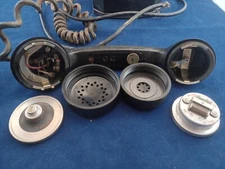 Vtg Automatic Electric Monophone Black Bakelite Telephone Extension Dial-less