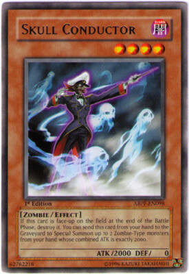 3 x Skull Conductor - ABPF-EN098 - Rare - 1st Edition Near Mint