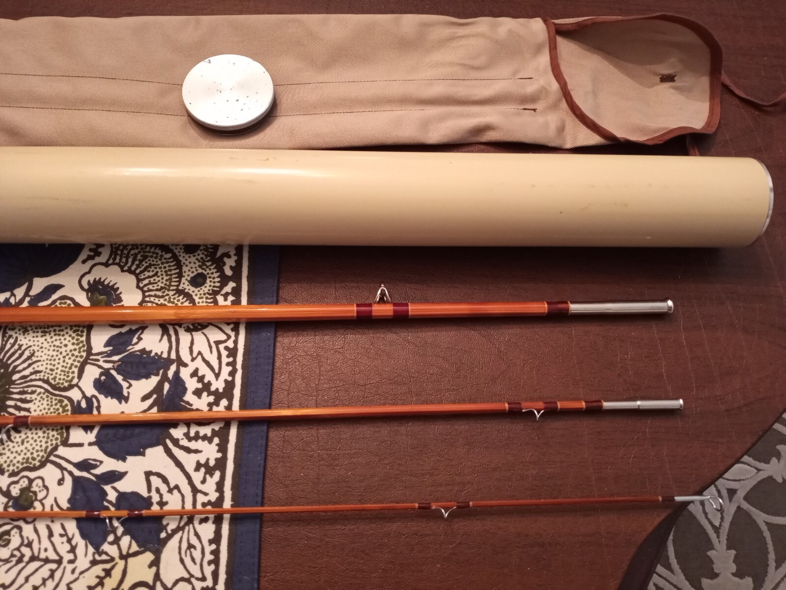 1953 South Bend Bamboo Fly Rod, prof. rebuilt eBay