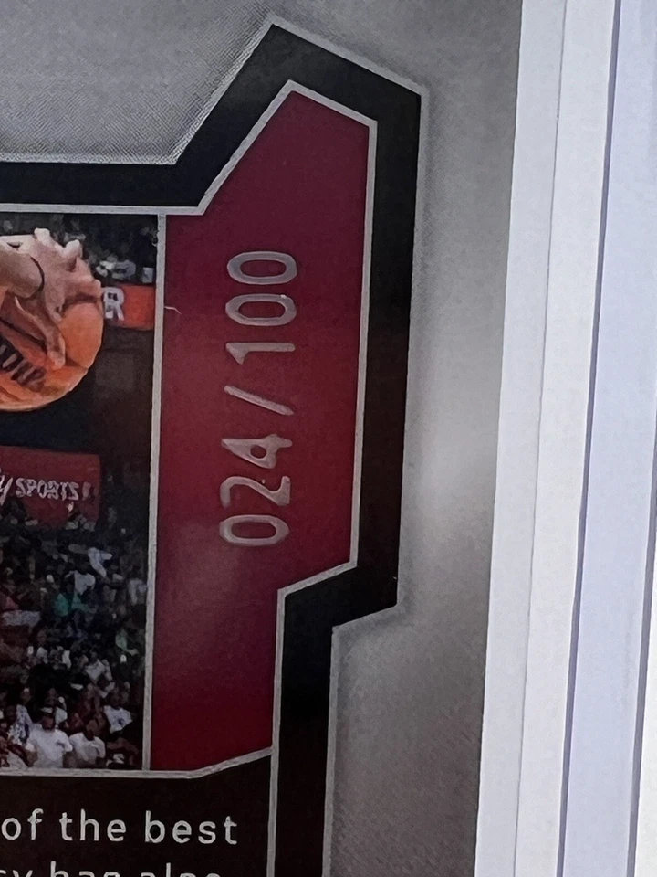 2023-24 Panini Prizm Kyle Lowry Rojo Fast Break Prizm #’d/100 Miami Heat SP Foto 3 de 3