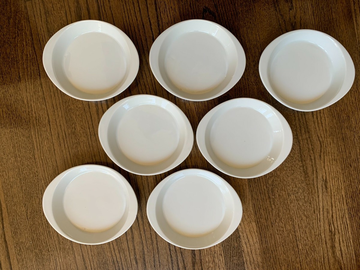 7 Vintage Schonwald Lukull Feuerfest Serving Dishes - White