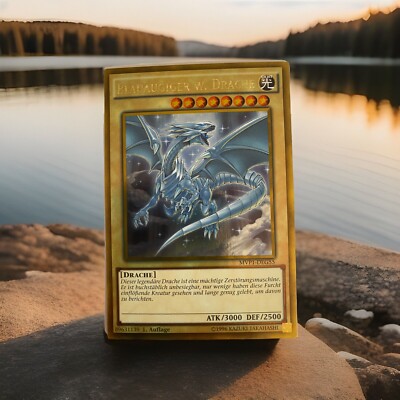 Yugioh BLAUÄUGIGER WEISSER DRACHE - MVP1-DEG55 Gold Rare / 1. Auflage | DEUTSCH