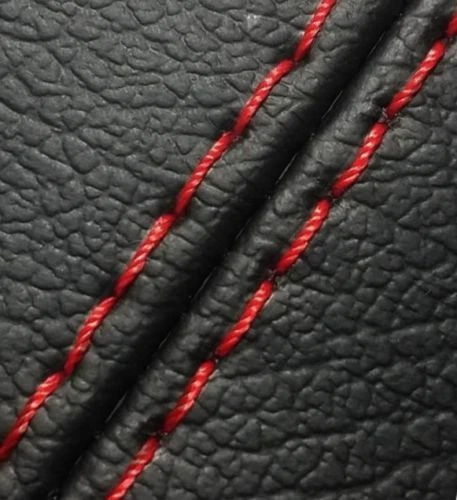 Compatível com 2006-2011 Honda Civic Coupe PVC couro apoio de braço porta painel tampa ponto vermelho - Imagem 3 de 4