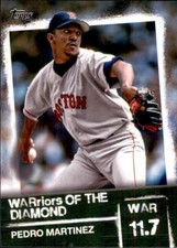 2020 Topps WARriors of the Diamond #WOD-23 Pedro Martinez Boston Red Sox