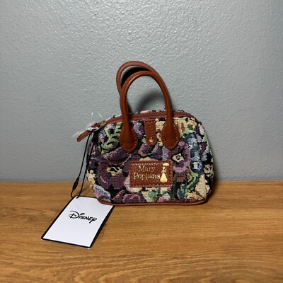 Disney Store World Parks Mini Floral Handbag Purse Bag Primark Mary Poppins