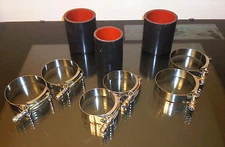  Grand National  SiliconeTurbo Intercooler Hose Kit for stock intercooler BLACK