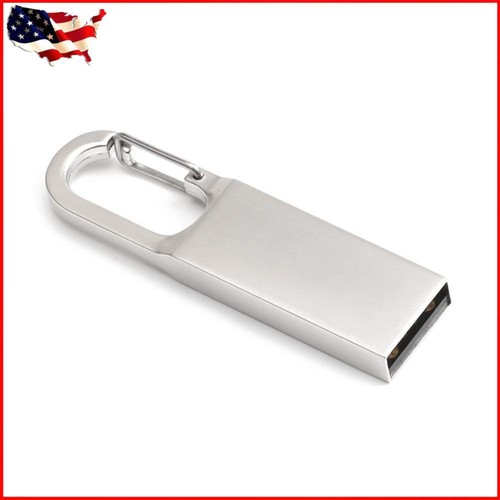 Metal USB 2.0 Flash Drives 8GB/16GB/32GB/64GB/128GB Key Ring U Stick Pendrives