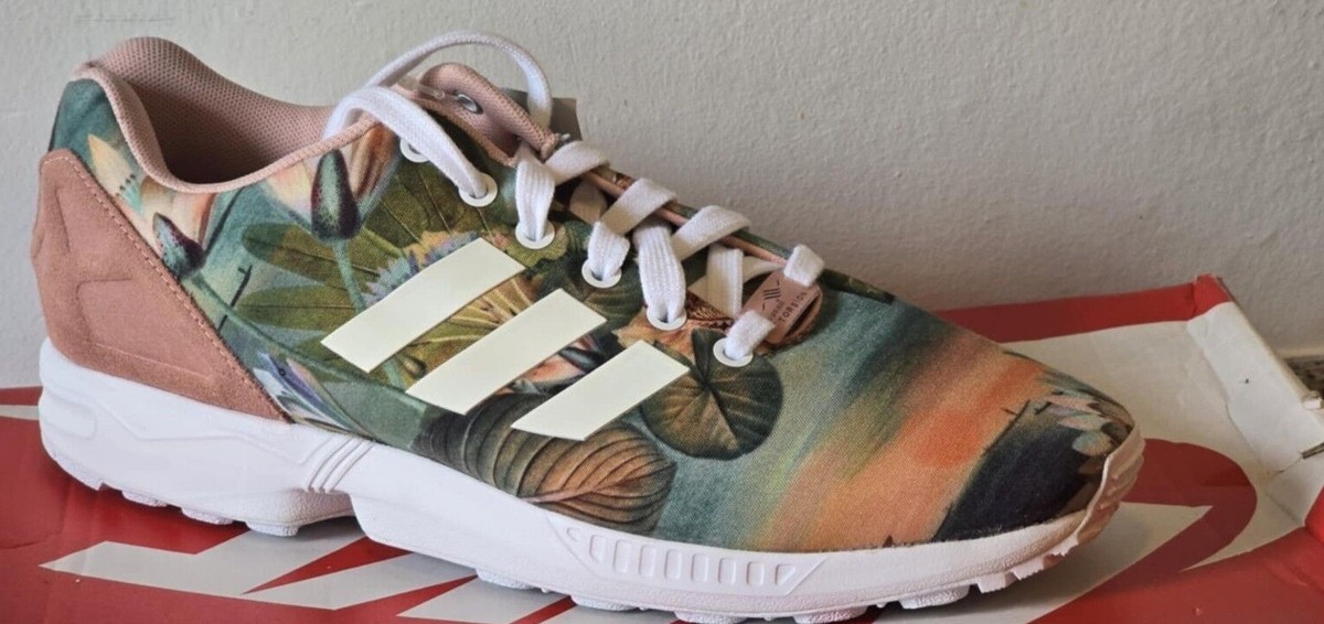 Size 11 - Farm Curso d'Agua x adidas ZX Flux Pink W for sale