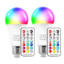 Rgb Led Light Bulbs 10w Color Changing Light Bulb With Remote Control 5000k Dayl