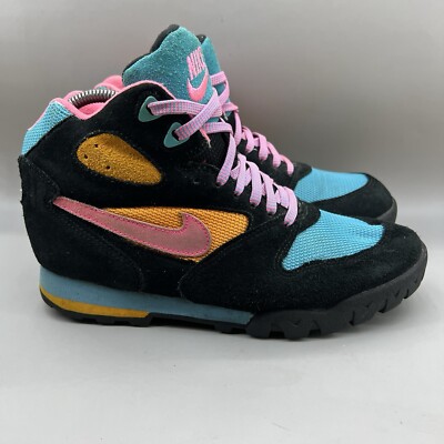 Nike ACG Caldera Retro Sneakers Men Size 8 Blue Black Suede Vintage 2006 Shoes