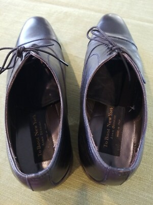 To Boot New York Adam Derrick Cap Toe Boots Sz 12 Black Leather Made in USA 1210 $_57.JPG?set_id=880000500F main image 3