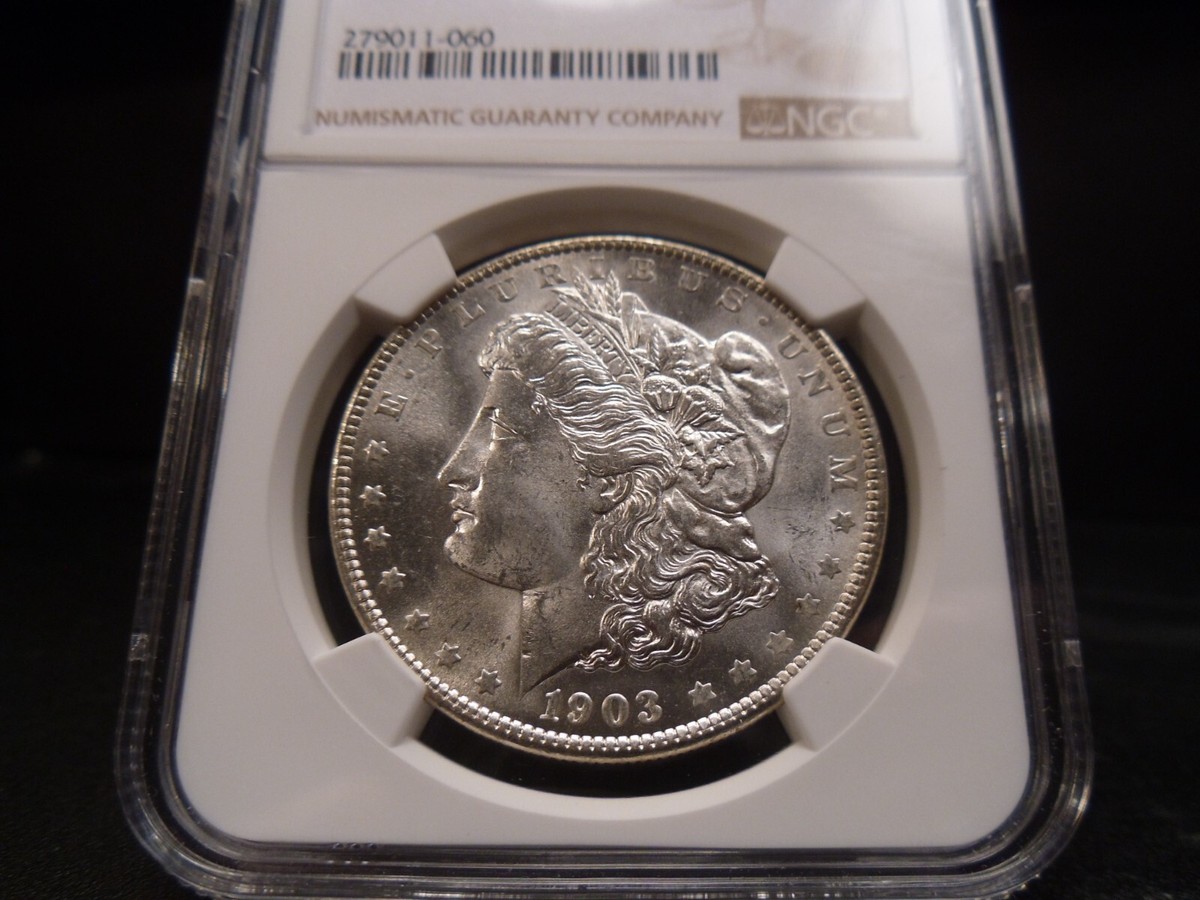 1903-O MS65 Morgan Silver Dollar NGC Certified Gem - White | eBay
