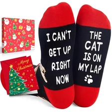Christmas Cat Gifts for Cat Lovers - Cat Dad Cat Mom Cat Lady Gifts, Cat Dad ...