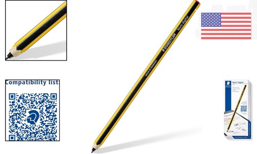 Noris Digital Classic Stylus 0.7mm - Palm Rejection & Eco-Friendly Wood Material - Picture 2 of 10