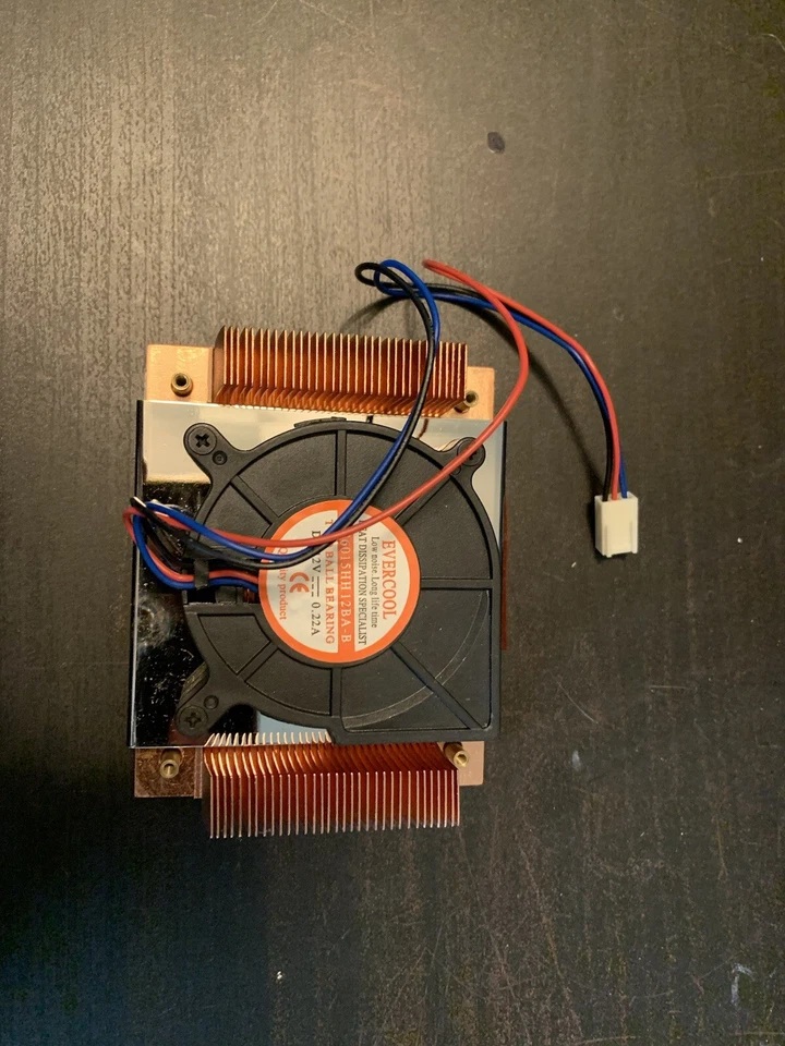 EVERCOOL Copper Radiator CPU Heat Sink Fan Cooler CUW15-B615BA INTEL CPU COOLER - Image 2 of 4