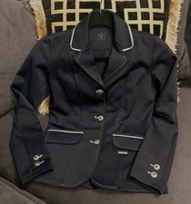 QHP Coco Junior Competition or Show Coat - Black