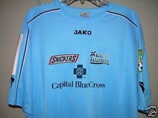 Maillot de football Harrisburg City Islanders match/match porté/utilisé USL 07 - McClellan