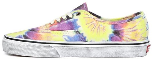 Madewell x Vans Unisex Authentic Lace-Up Sneakers in Tie-Dye 