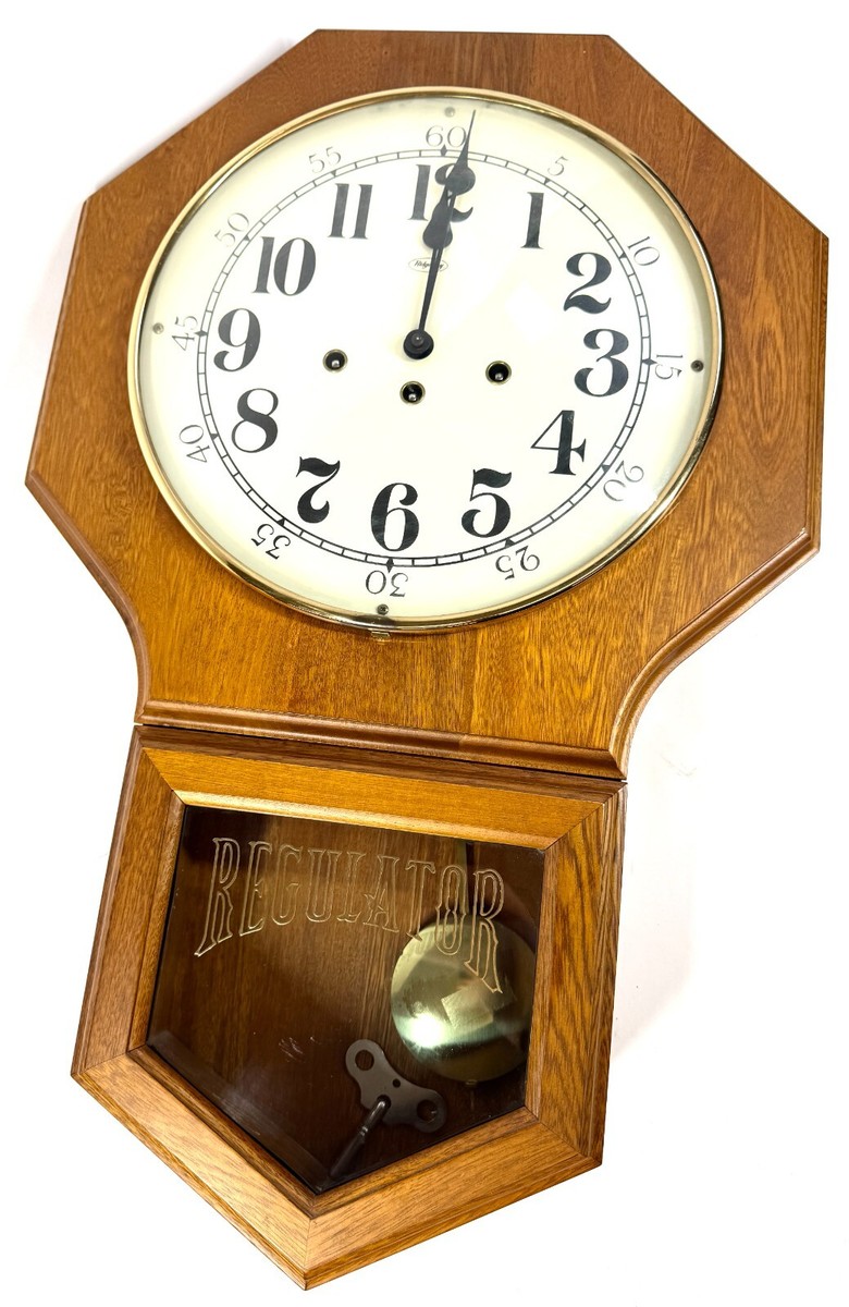 RIDGEWAY Franz Hermie Movement Regulator Wood Wind Up Model 783