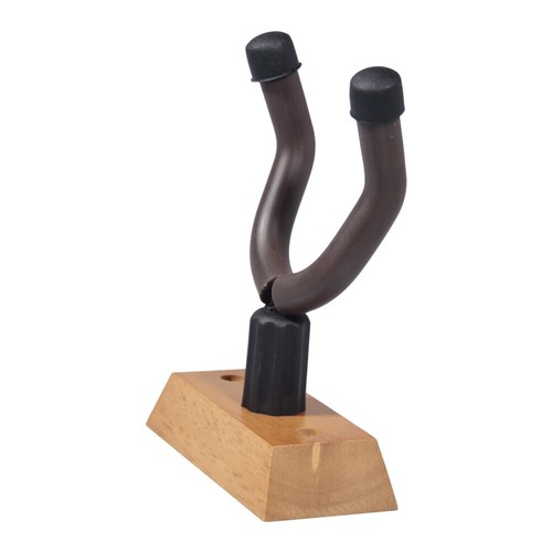 Soporte de gancho para colgar guitarra base de madera gancho de guitarra de acero ajustable montaje en pared EE. UU. - Imagen 3 de 12