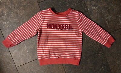 Baby Kleinkind Pullover Sweatshirt - Topomini - Größe 92 - gestreift