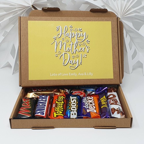 Caja de regalo personalizada para el Día de la Madre cesta galletas abrazo en caja té dulce - Imagen 17 de 19