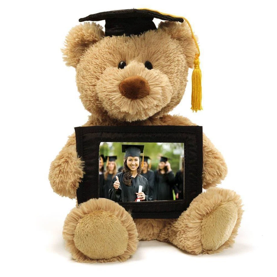 Graduation Gift Plush Bear With Photo Memory Keepsake