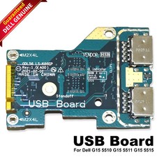 Dell G Series G15 5511 5515 Dual Port I/O Circuit USB Board LS-K66EP PXVKJ RY7G0