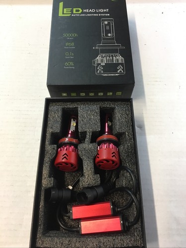 Chalpr LED Headlight Bulbs 9006/50000h Life Span 6000K and IP68 Low Beam. L. 947 - Picture 2 of 5