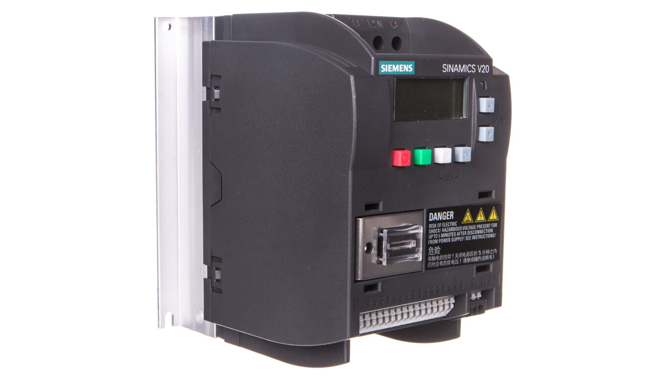 Inverter Uin=400V, Uout=3x400V/1.7A 0.55kW Sinamics V20 6SL3210-5BE15-5UV /T2UK