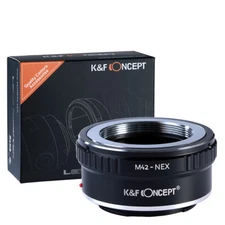 K&F Concept Adapter mark for M42 Screw Lens to Sony E-Mount Camera NEX a7R2