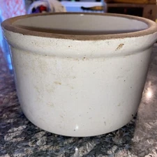 Antique Salt Glazed Butter Crock