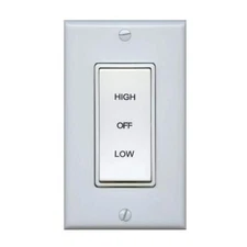 2 Speed Wholehouse Fan Control Switch