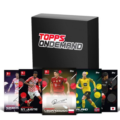 TOPPS ON DEMAND Bundesliga INTERNATIONAL STARS 2021/2022 box 36 trading cards