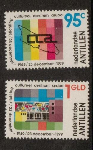 NETHERLANDS ANTILLES SG712/3 1979 30th ANNIV OF ARUBA CULTURAL CENTER MNH - Afbeelding 1 van 1